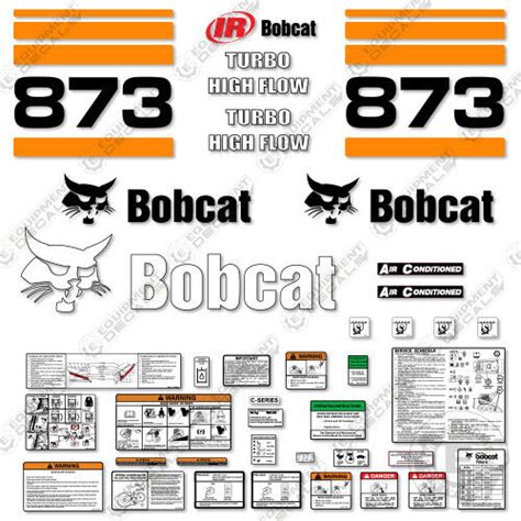 bobcat decals skid steer loader|bobcat skid steer decals kit.